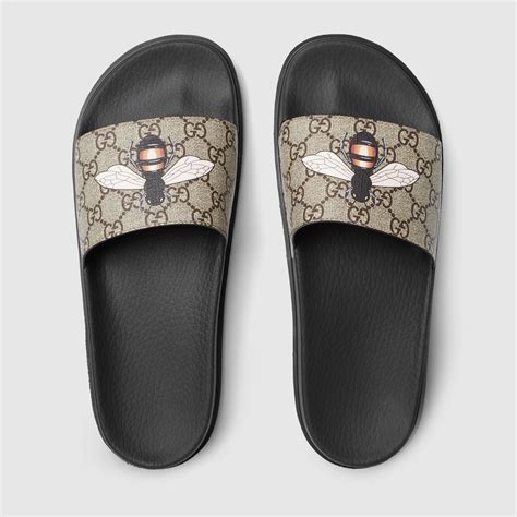 Gucci gg supreme slide